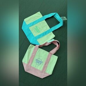Trader Joes Spring Canvas Tote